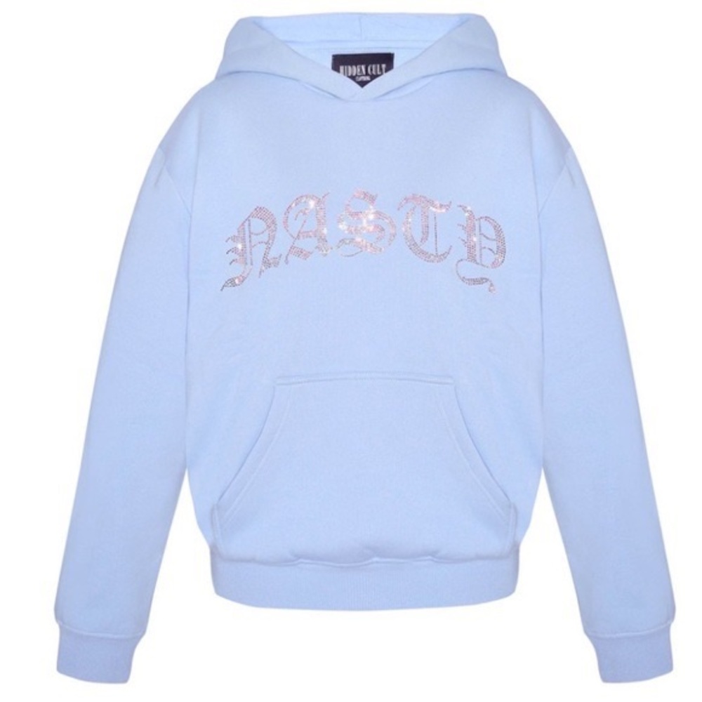 Nasty rhinestone hoodie (matching pants in my profile)